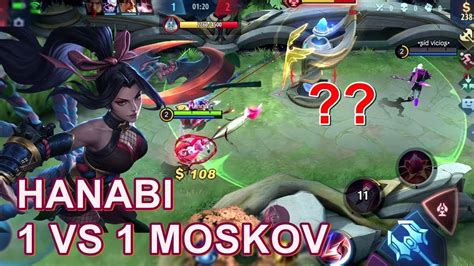 Hanabi Vs Moskov Solo Lane Mythic Rank Top Global Hanabi Youtube