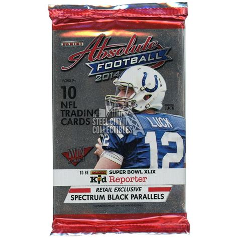 Panini Absolute Football Retail Pack Steel City Collectibles