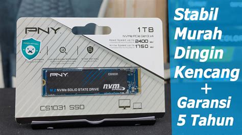 Review Ssd Nvme Pny Cs Tb Recommend Di Harganya Youtube