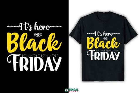 It's Here Black Friday Funny T-shirt Graphic by Bengal Shirt · Creative ...