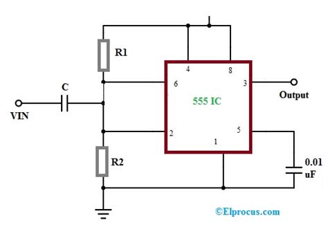 Schmitt Trigger Working With IC555 Transistors And Applications