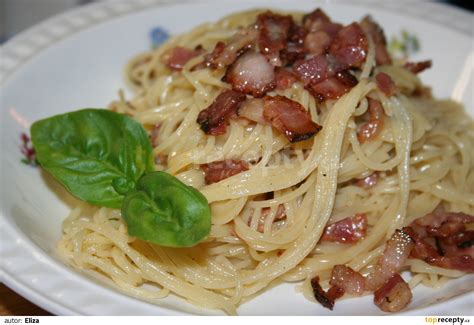 Autentické špagety carbonara podle Emanuela TopRecepty cz