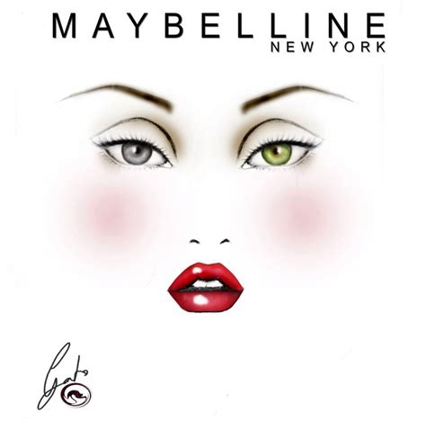 My Facechart For Maybelline Gatomakeup