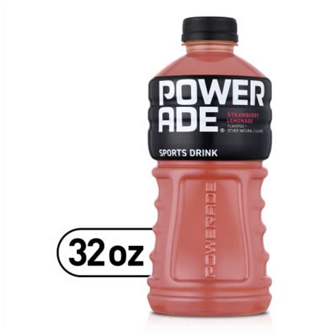 Powerade Strawberry Lemonade Electrolyte And Vitamin Sports Drink 32 Fl Oz Qfc