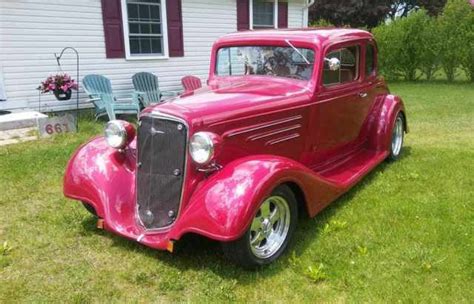 1934 Chevy Master 5 Window Coupe All Steel For Sale Photos Technical