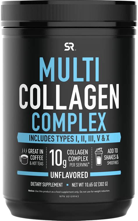 Buy Multi Collagen Protein Powder Type I II III V X With