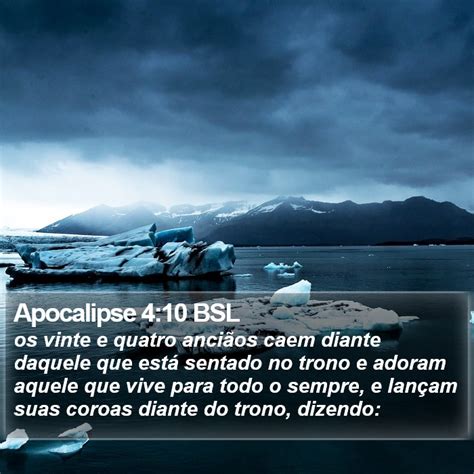 Apocalipse 4 10 BSL os vinte e quatro anciãos caem diante daquele