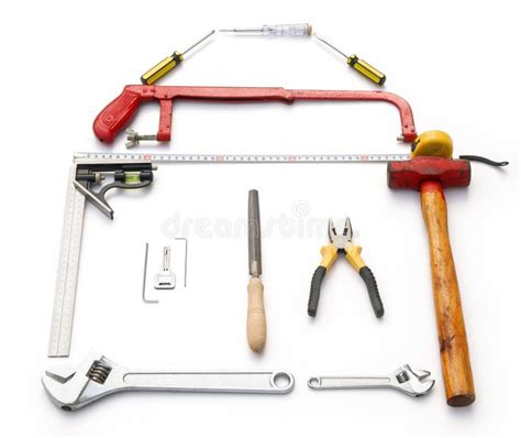 Tools Shaped Like A House Stock Image Image Of Clippingpath 29310761