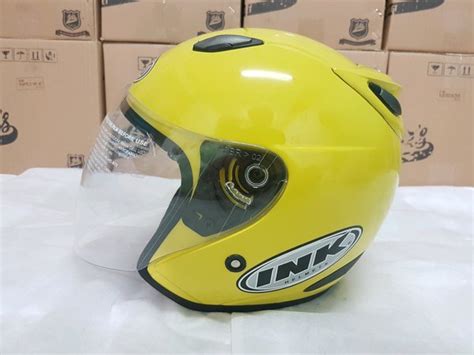 Jual Helm Ink Centro Yellow Kuning Di Lapak Helm Rossi Bukalapak