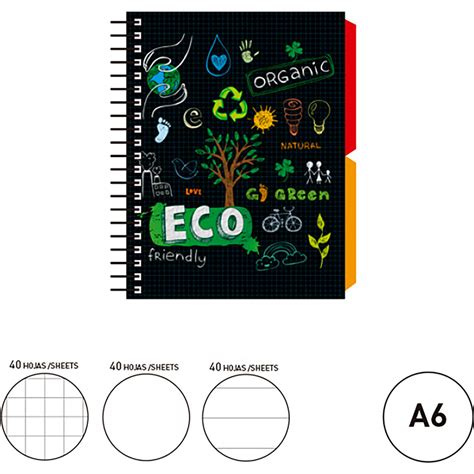 Libreta Apuntes Senfort Ecology Feie Book Mix 120 Hojas 2 Sep