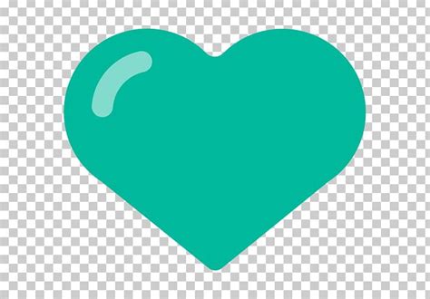 Emoji Green Symbol Heart Sticker Png Clipart Aqua Blue Cut Copy And