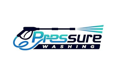 Premium Vector Pressure Washing Lettering Logo Pressure Washing Logo