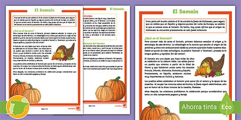 Fichas Sama N Conoce El Origen De Halloween Teacher Made