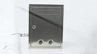 Stainless Steel Letter Box Keyable Wall Mounted Solid Letter Box