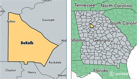 Map Of Dekalb County Ga Maping Resources