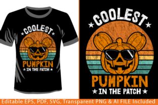 Coolest Pumpkin In The Patch T Shirt Graphic By Tarekarts99 Creative