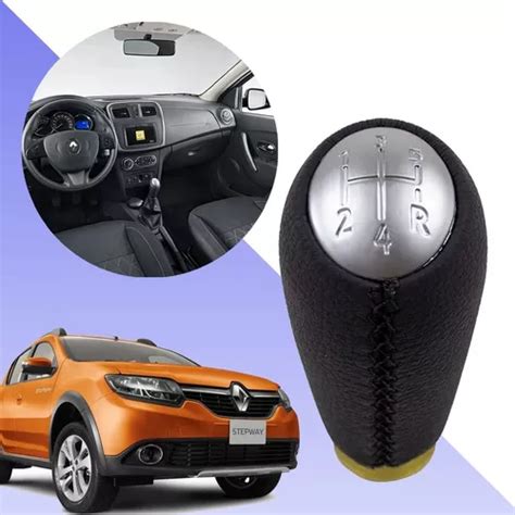 Pomo Palanca Renault Sandero Stepway Aprio Original Piel En Venta En