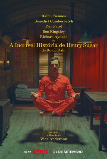 A Incrível História de Henry Sugar Elenco estrelado é o destaque no