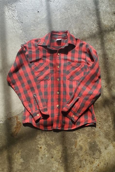 Vintage Red Buffalo Plaid Gem