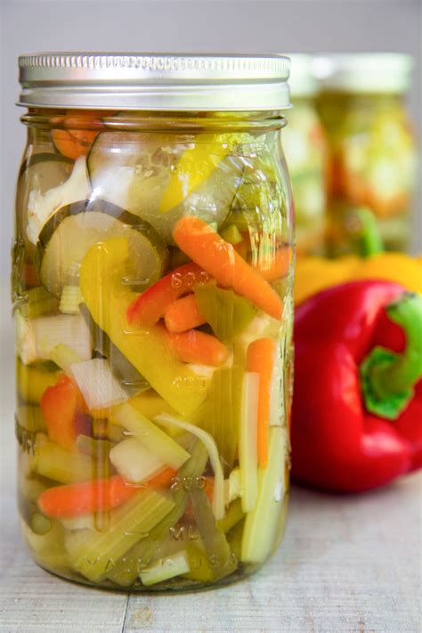 Giardiniera Recipe The Italian Pickled Vegetables Appetizer