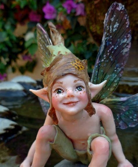 Leviboy Fairy Ooak Hiddleston Fairy Garden Fairies Figurines Clay