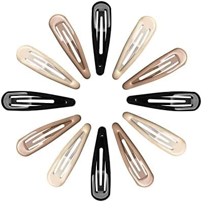 Amazon Cptots Metal Snap Hair Clips Water Drop No Slip Hair