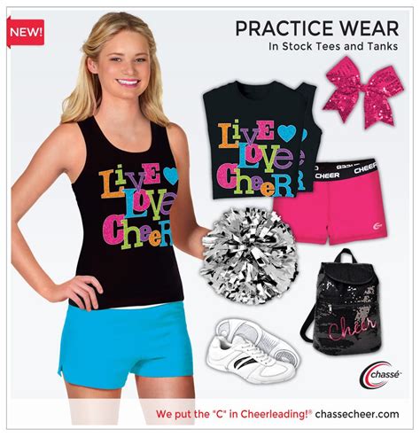 Chassé Cheerleading Practice Wear Outfit See Everything At