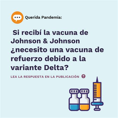 Si recibí la vacuna de Johnson Johnson necesito una vacuna de