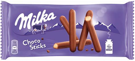 Milka Choco Sticks Milk Chocolate Covered Crunchy Snacks Sweets