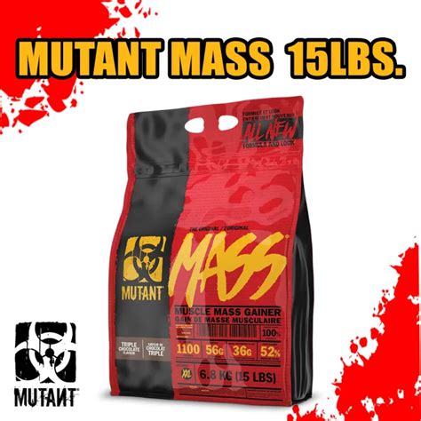 เวยโปรตน Mutant Mass 15lbs Weight Gainer มวแทนทแมส 6 8kg เพม