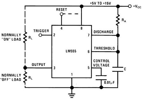 Simple Circuit Diagram Using 555 Timer