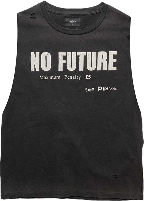 Other No Future Sex Pistols Vintage Tank Heavy Relic Black