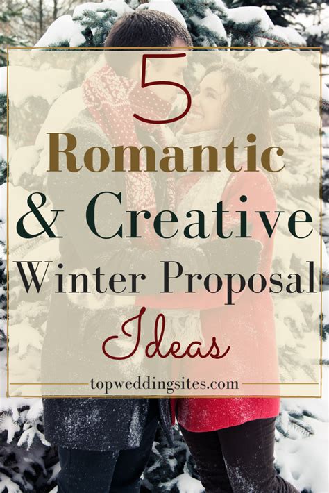 Romantic Winter Proposal Ideas Winter