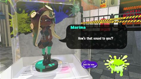 Splatoon 3 Amiibo Showcase Marina Youtube