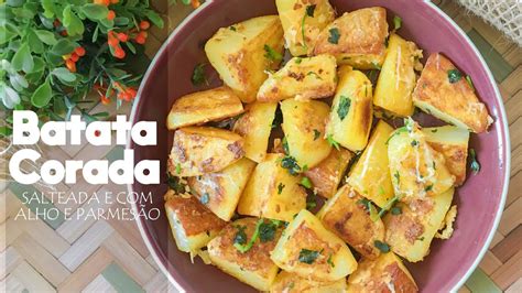 Batata Corada Salteada Alho E Parmes O Receita F Cil Receita