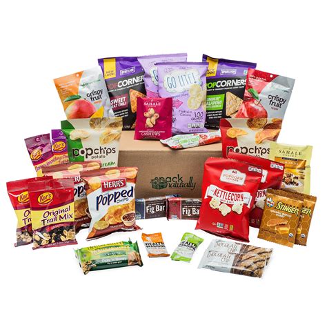 All Natural Healthy Snacks Care Package 30 Ct Bars Cookies Vegan Puffs Crispy