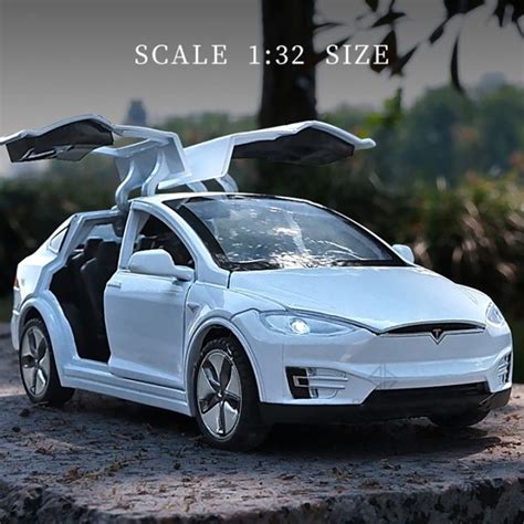 1:32 Alloy Diecasts Tesla Model X Toy Car Model Simulation Real Car ...