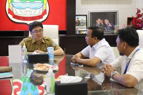 Pimpinan BWSS I Bertemu Wali Kota Andrei Angouw Bahas Program Kerja Di