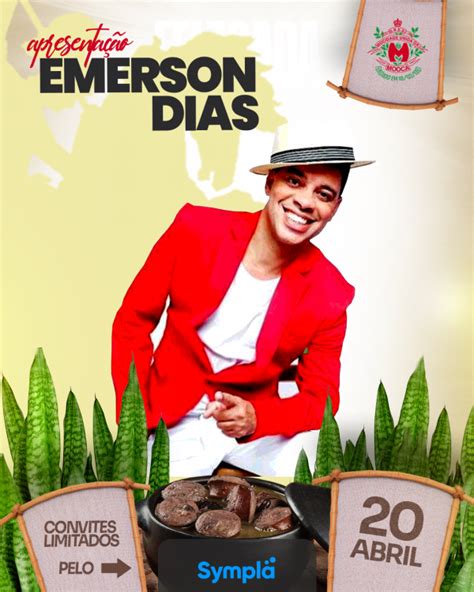 FEIJOADA DE SÃO JORGE NA MUM APRESENTAÇÃO DO INTÉRPRETE EMERSON DIAS