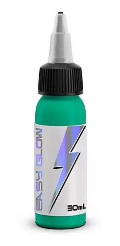 Tinta Easy Glow Electric Ink 30ml Para Tattoo Tatuagem Cor Teal