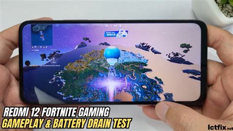 Redmi 12 Fortnite Gaming Test Helio G88 90Hz Display ICTfix