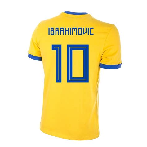 Copa Football Maglia Vintage Svezia Anni S Ibrahimovic