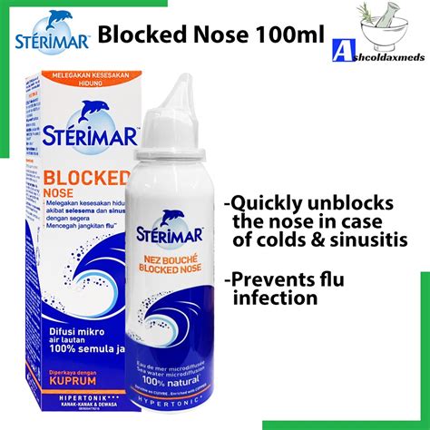 Sterimar Blocked Nose Hypertonic Ml Shopee Malaysia