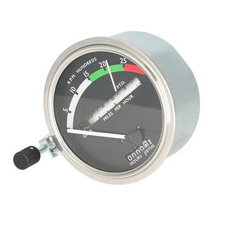 Tachometer Gauge White Needle Fits John Deere 3020 2510 2520 AR39909