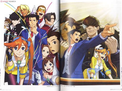 Ace Attorney 5 Official Visual Book Art Book Item Picture1