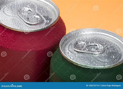 Colorful Aluminum Soda Can Stock Photo Image Of Recycling 126274714