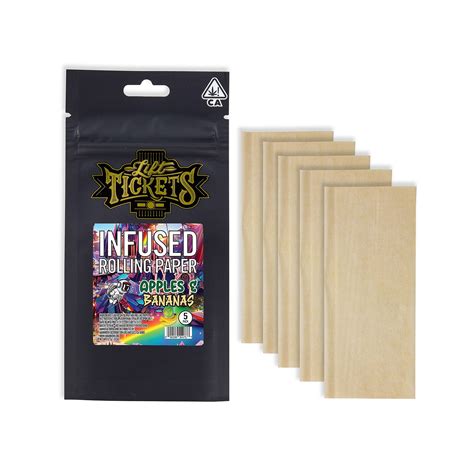 Lift Tickets Apples And Bananas Infused Rolling Paper Multipack 5 Hybrid Leafly