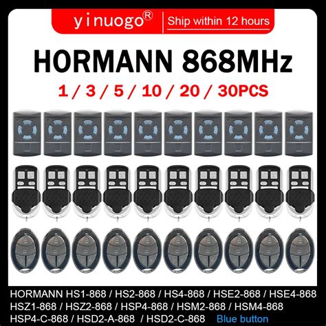 Hormann Garage Door Remote Control Mhz For Hormann Hsm Hsm Hs Hs