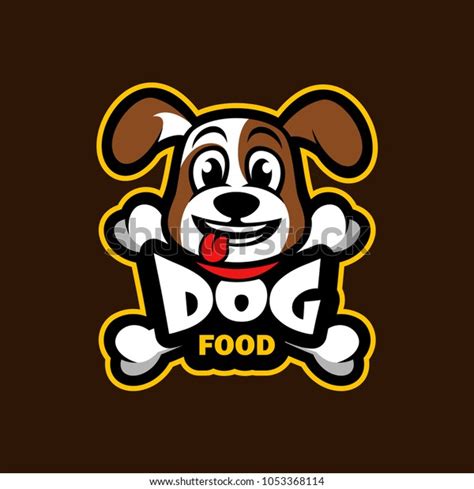 Dog Food Logo Template Stock Vector Royalty Free 1053368114