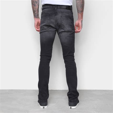 Calça Jeans Slim Element Essentials Masculina Cinza Zattini